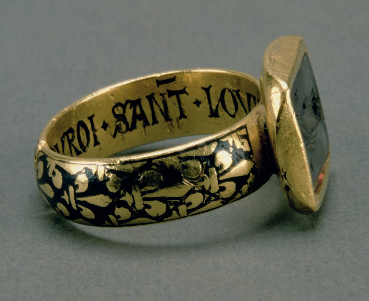 Siegelring von König Ludwig IX. von Frankreich (St. Louis) (1215-70) von Unbekannt