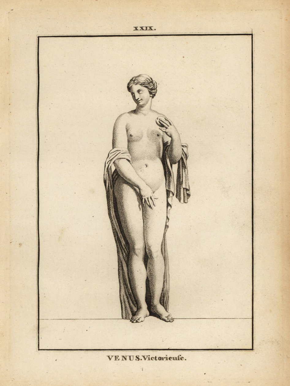 Statue der Venus Victrix, römische Göttin der Liebe, Schönheit, Sexualität und Fruchtbarkeit von Unbekannt