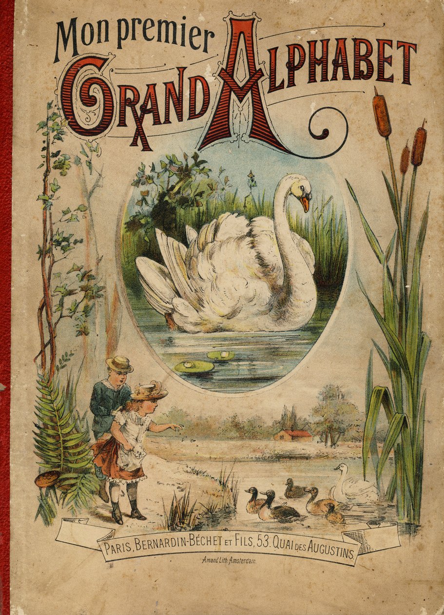 Schwan (Buchcover „Mon premier Grand Alphabet“) von Unbekannt