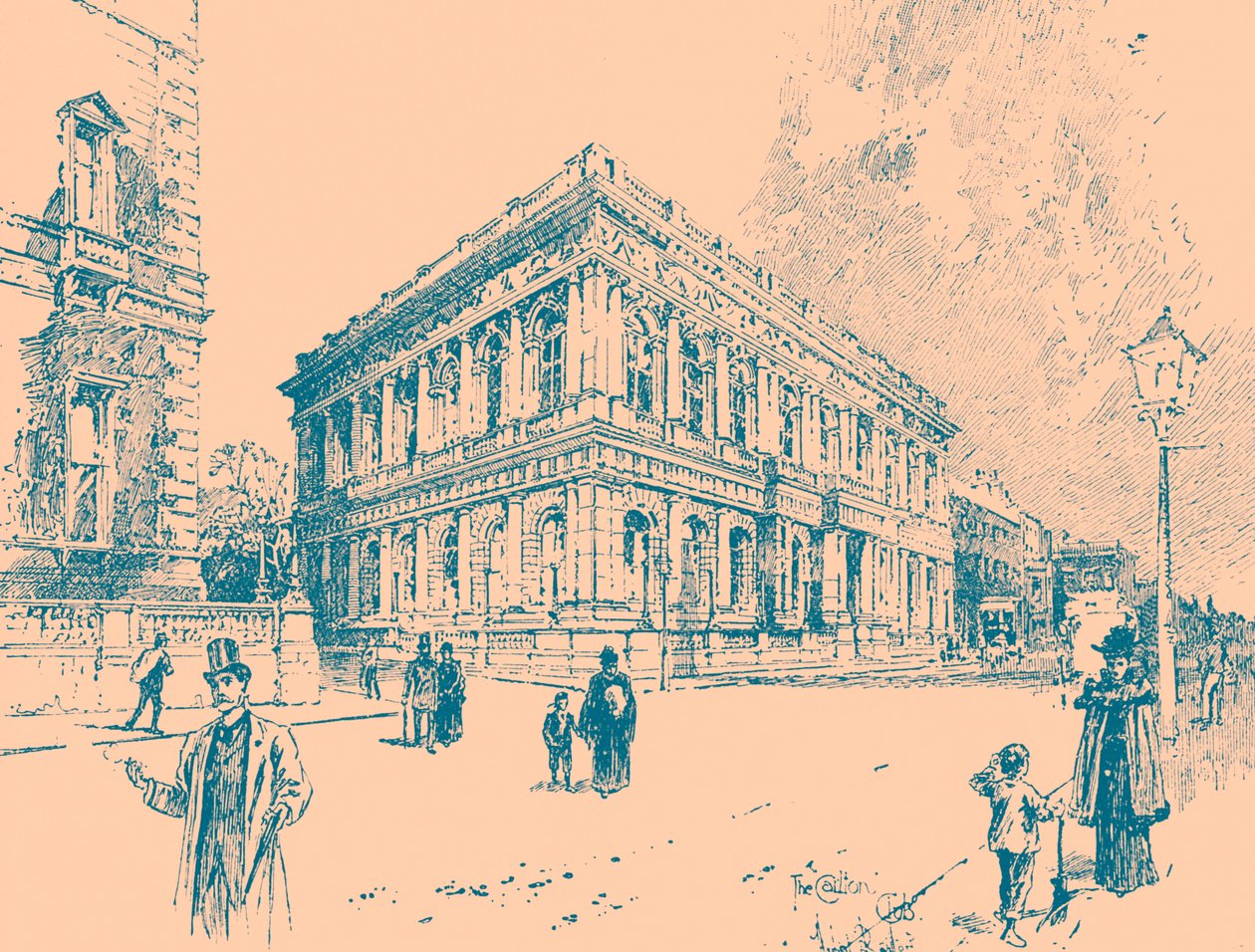 Der Carlton Club, Pall Mall, London von Unbekannter Künstler