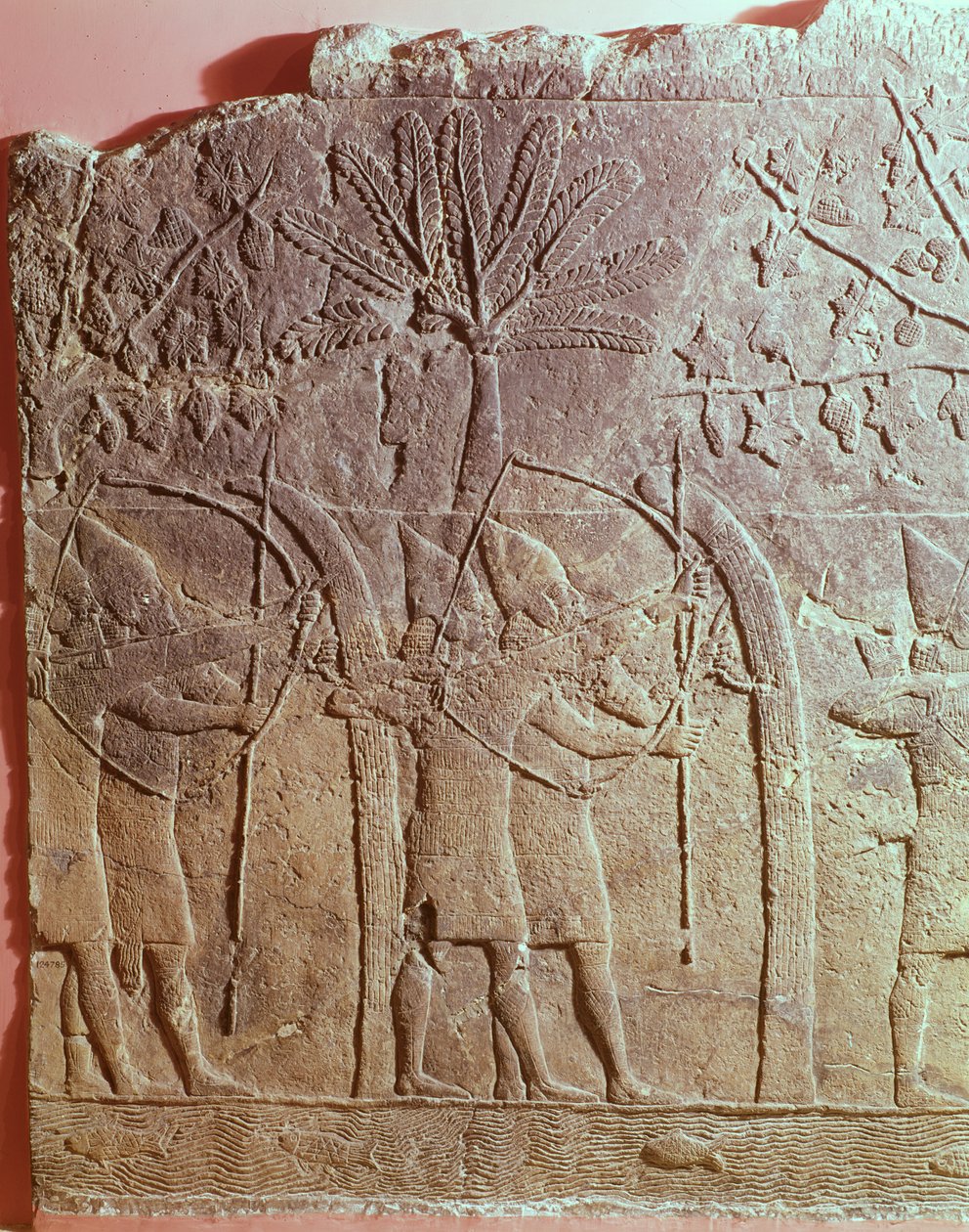 Die Belagerung von Alammu durch die Armee von Sanherib (704-681 v. Chr.) (Detail) von Unbekannt