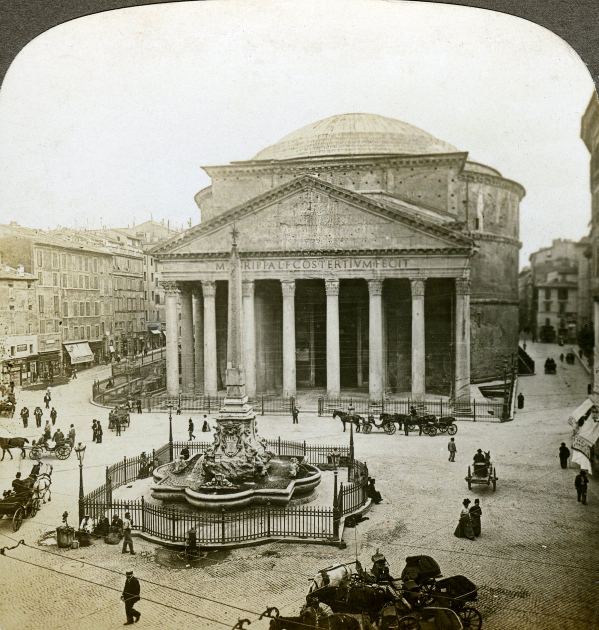 Das Pantheon und die Piazza della Rotunda, Rom, Italien