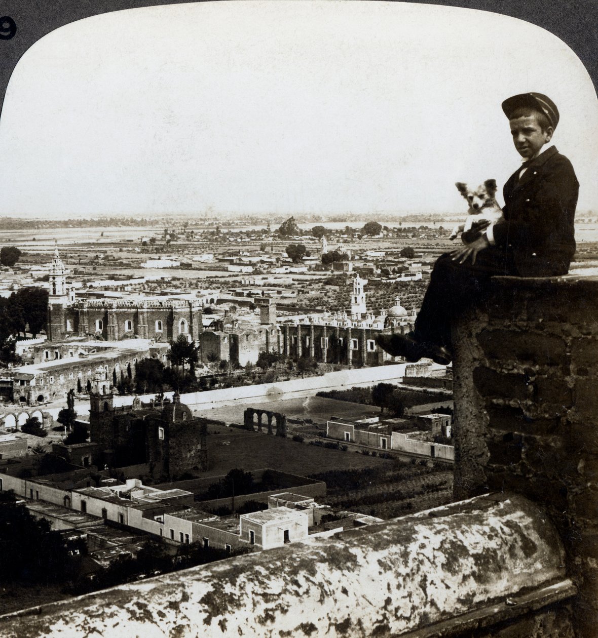 Blick auf Cholula, Mexiko von Underwood and Underwood