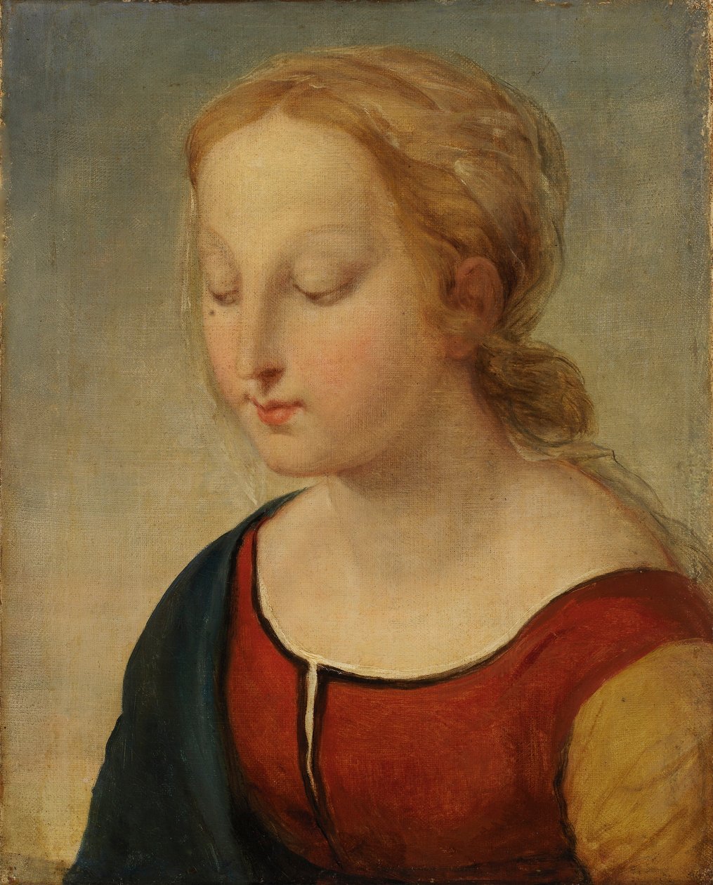 Kopf der Madonna (aus La Belle Jardiniere) von Unidentified (European)