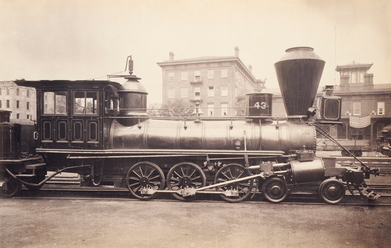 [Pennsylvania Railroad Lokomotive in der Altoona Reparaturwerkstatt] von Unidentified