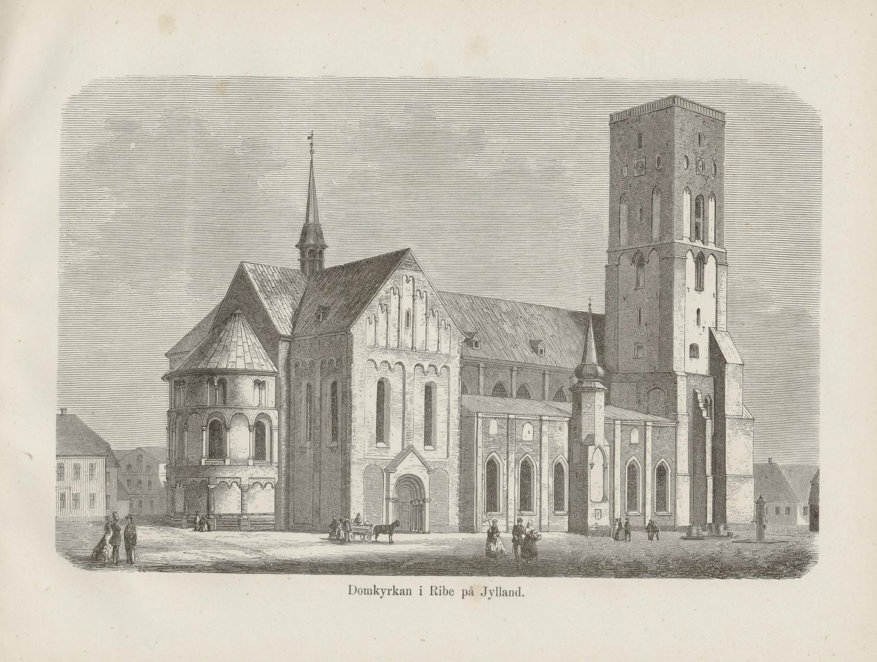 Illustration aus dem Buch Nordiska taflor von unbekanntem Autor, veröffentlicht von Albert Bonnier (1873) von Unknown