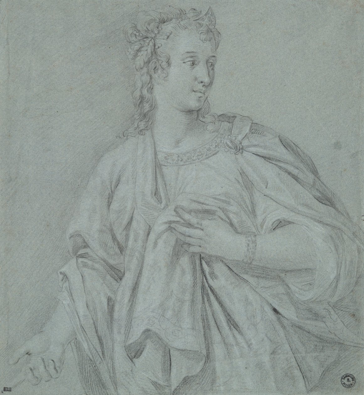 Porträt von Elia Petina, Ehefrau von Claudius von Unknown
