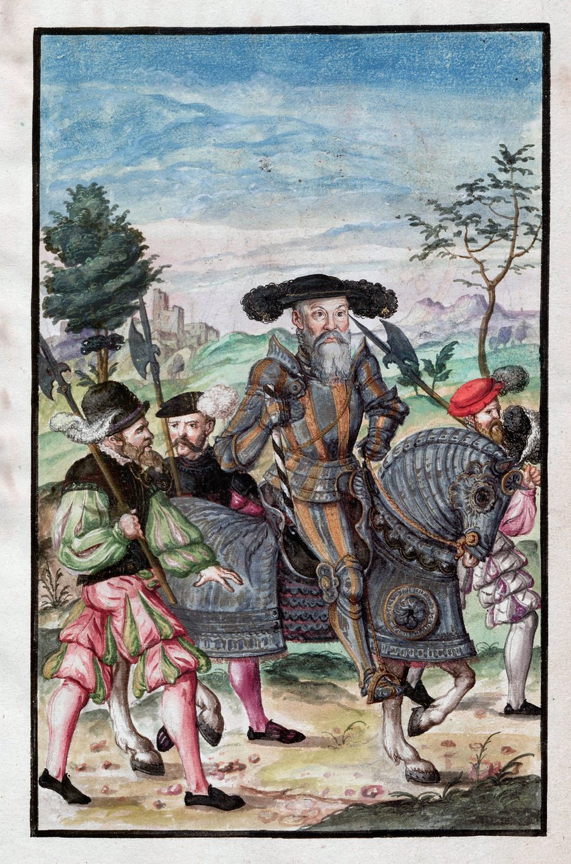 Albert von Brandenburg-Ansbach - Albert, Herzog von Preußen (aus: Kriegsordnung) - Anonym von Unknown artist