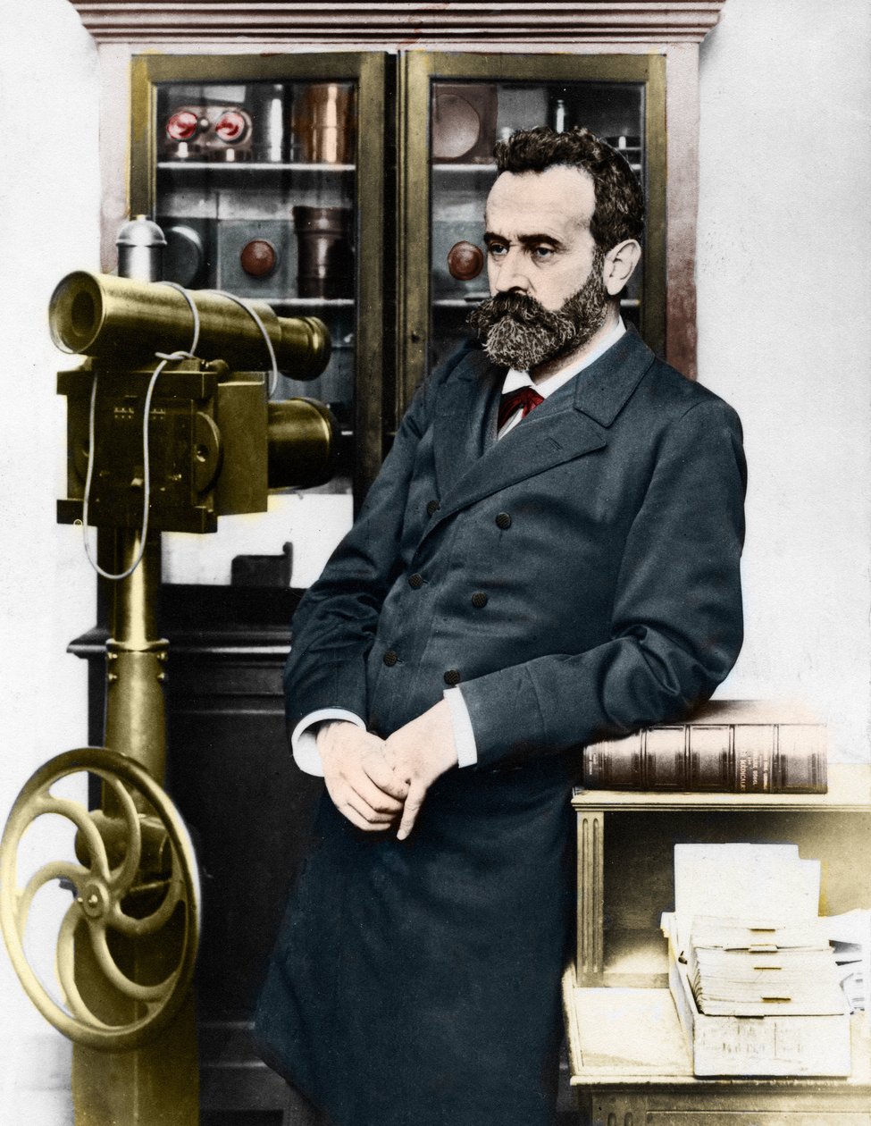 Alphonse Bertillon (1853-1914), französischer Kriminologe, der die Anthropometrie entwickelte von Unknown artist
