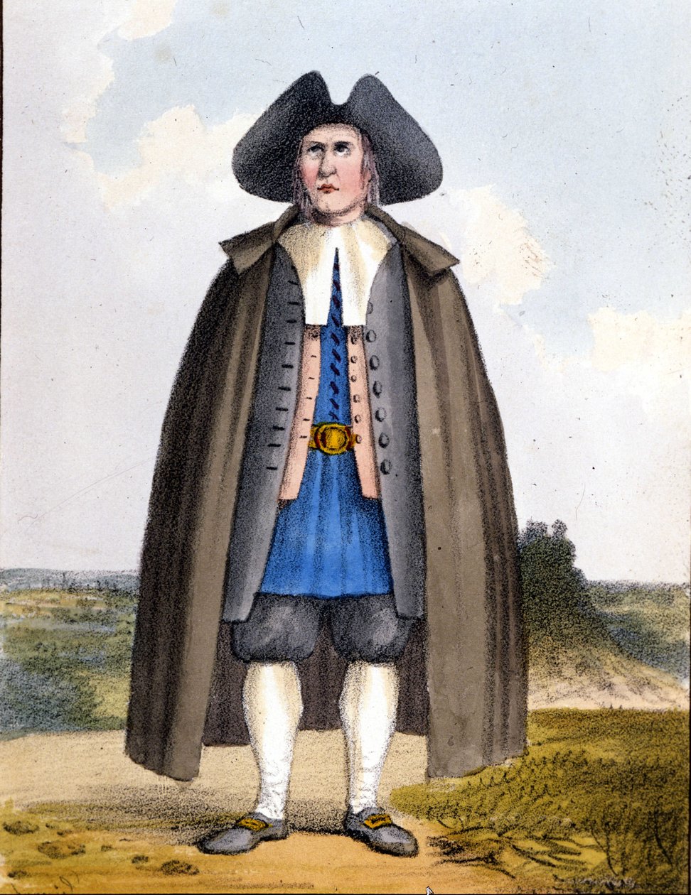 Amerikanischer Quäker, späte 18. Jahrhundert von Unknown artist