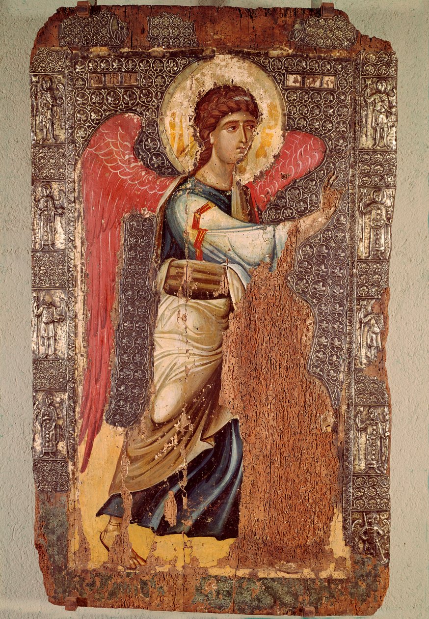 Engel der Verkündigung (Ikone des 13.-14. Jahrhunderts) von Unknown artist