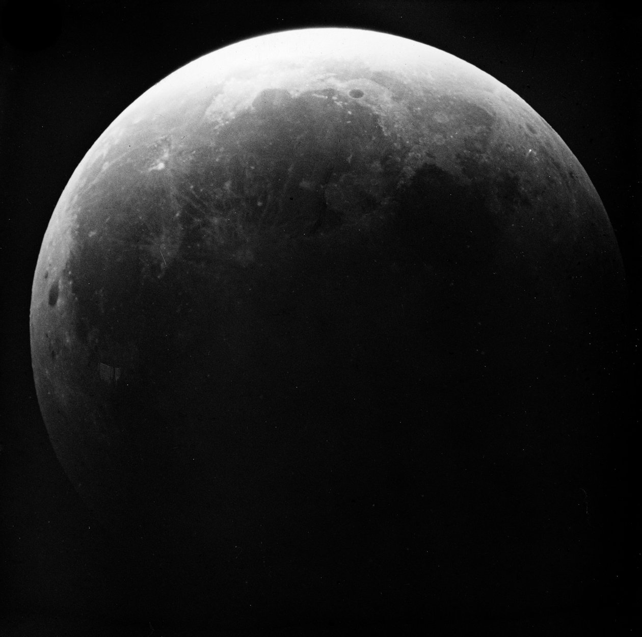 Astronomische Glasplattenaufnahme der Mondfinsternis (1910) von Unknown Artist
