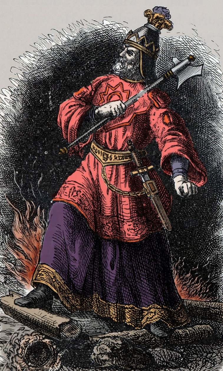 Attila der Hunne - Attila (395-453) König der Hunnen von Unknown artist