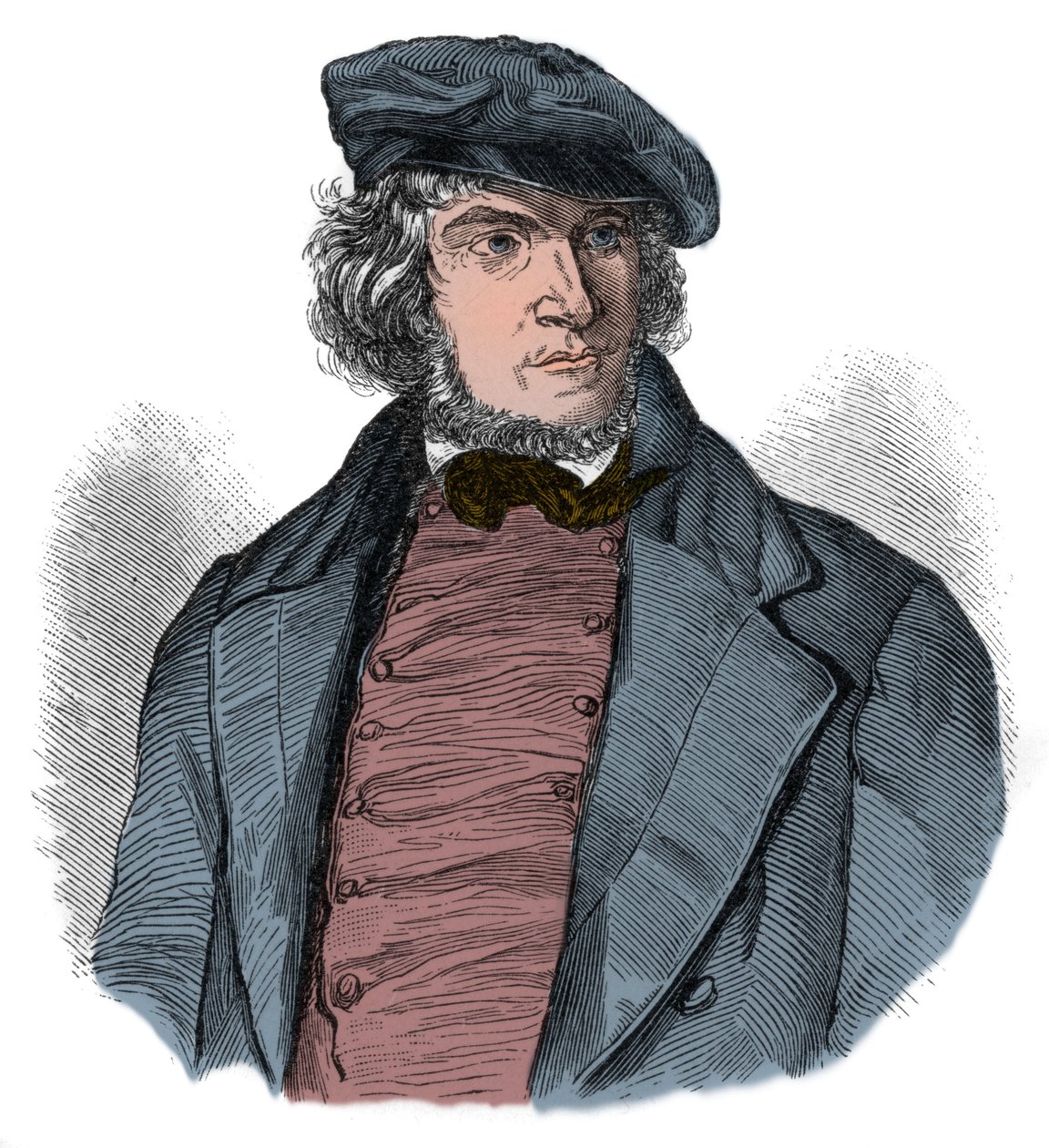 August Heinrich Hoffmann (Hoffmann von Fallersleben) von Unknown artist