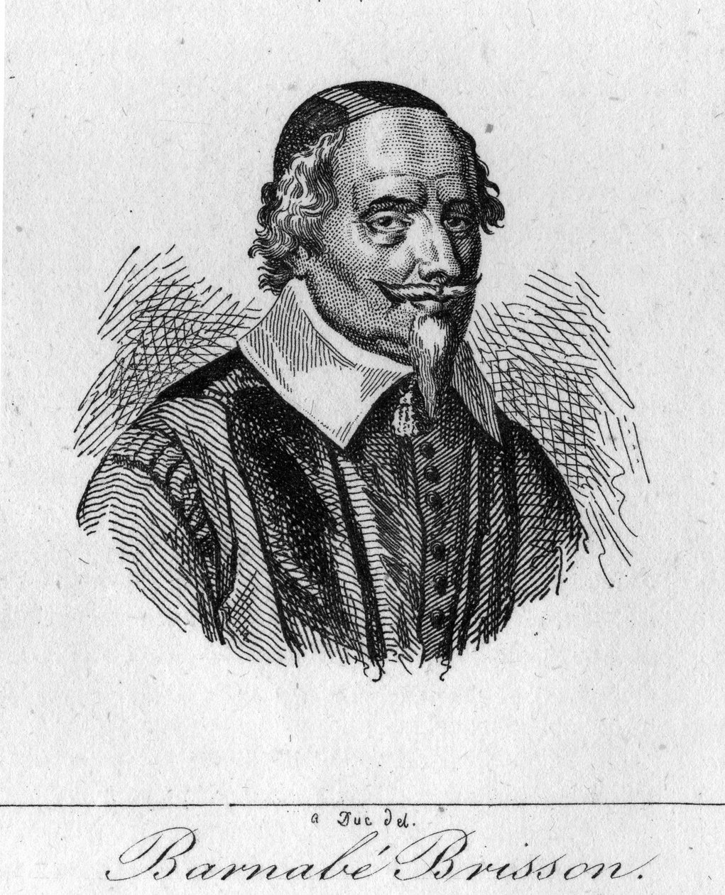 Barnabé Brisson, französischer Magistrat (1530-1591) von Unknown artist
