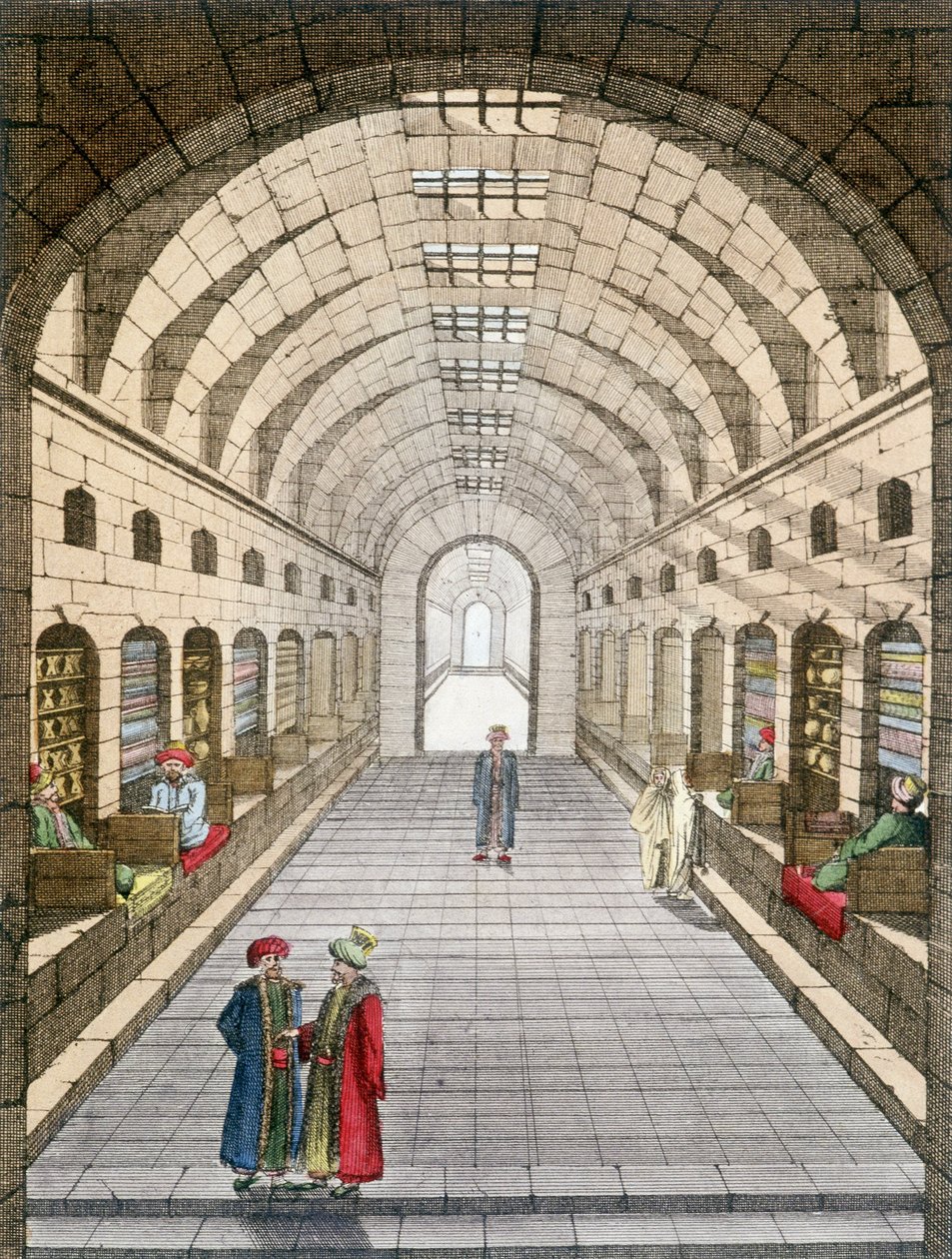 Basar (Souk) von Tunis, Tunesien von Unknown artist