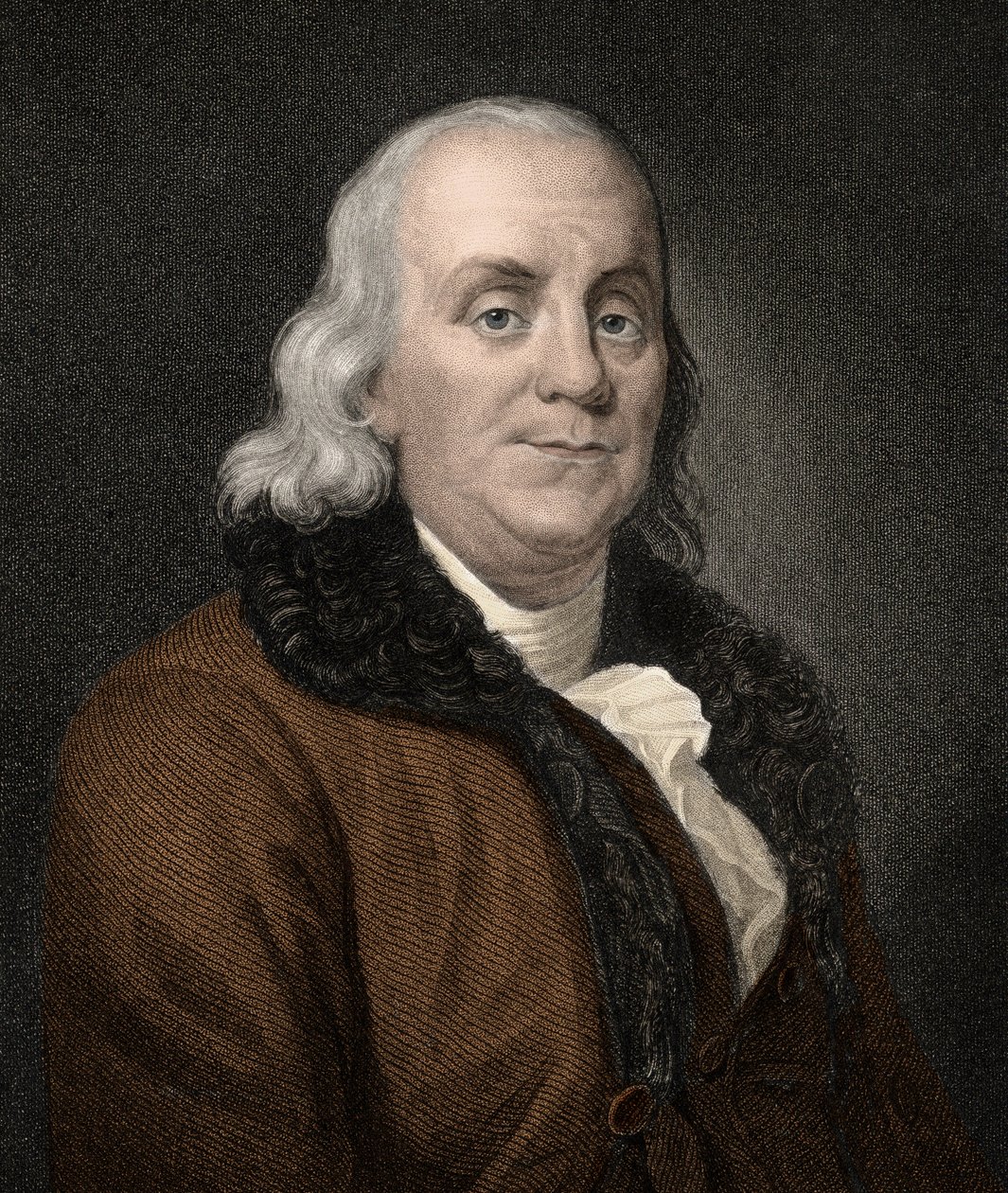 Benjamin Franklin (1706-1790) (Stich - 19. Jahrhundert) von Unknown artist