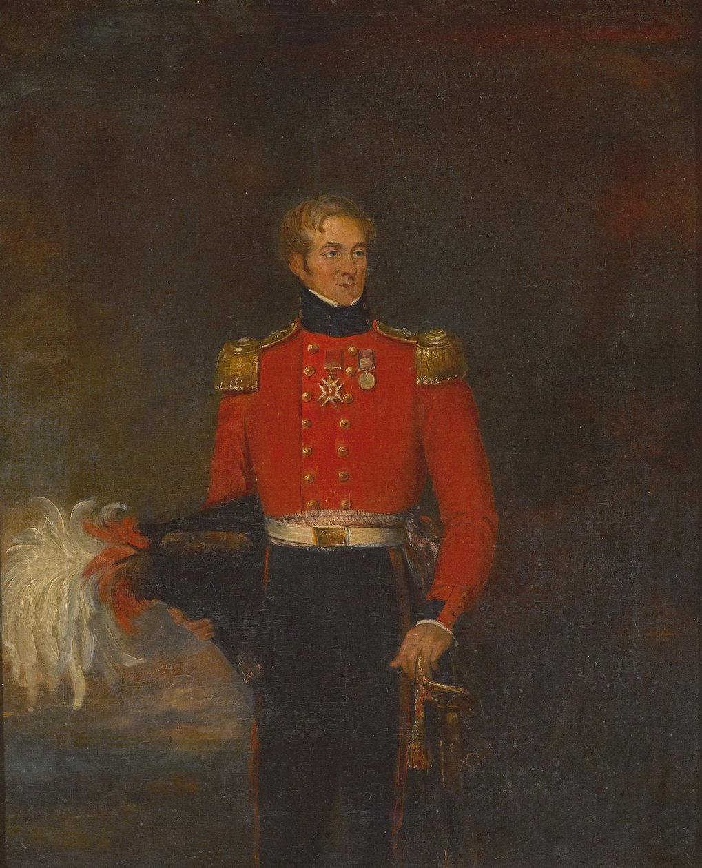 Oberst Sir Richard Llewellyn, 28. Regiment zu Fuß, ca. 1835 von Unknown