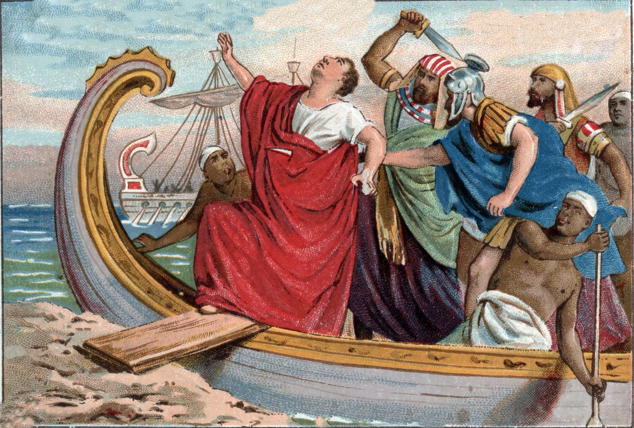 Tod von Pompeius dem Großen (Gnaeus Pompeius Magnus) von Unknown artist