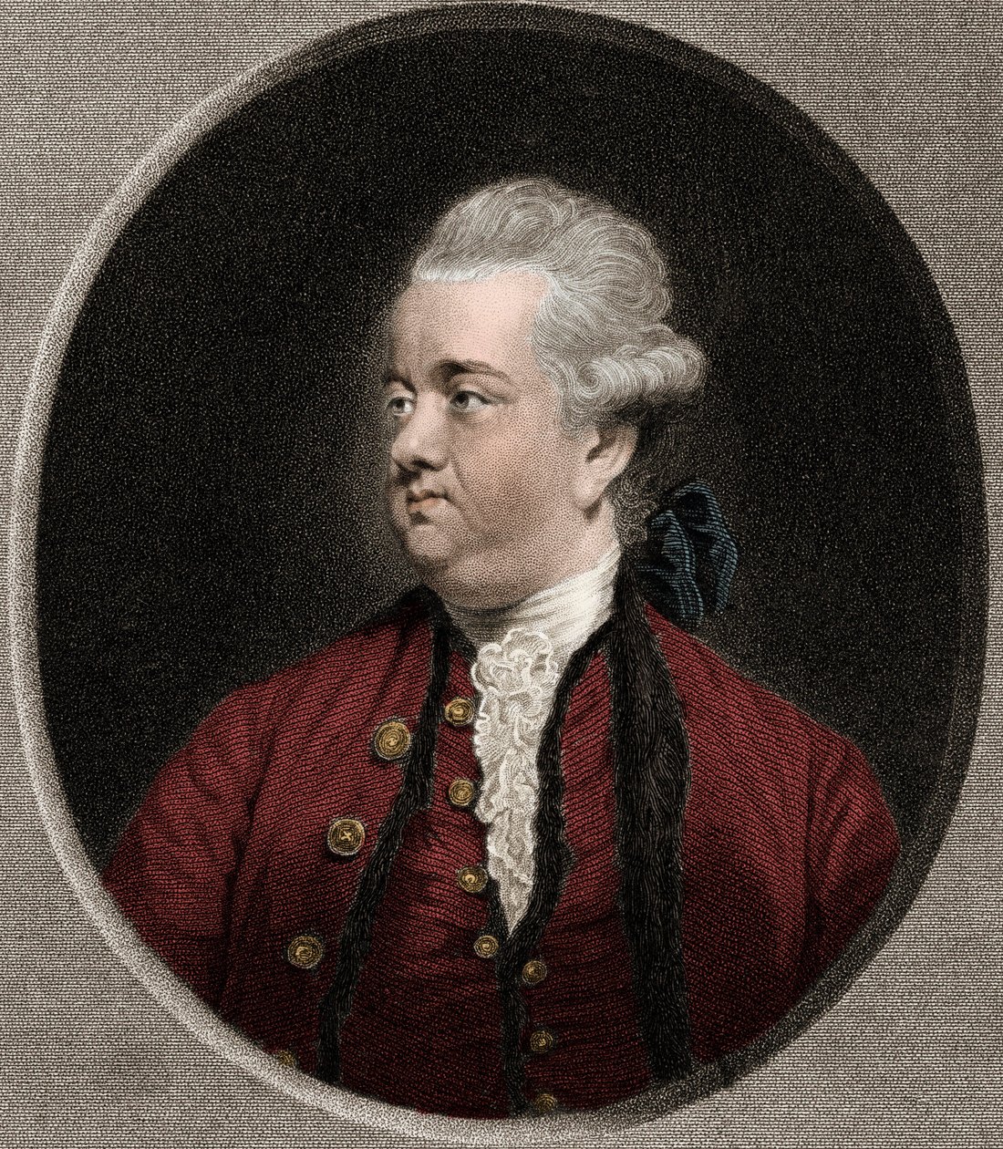 Edward Gibbon 1737-1794 - Stich - 19. Jahrhundert von Unknown artist