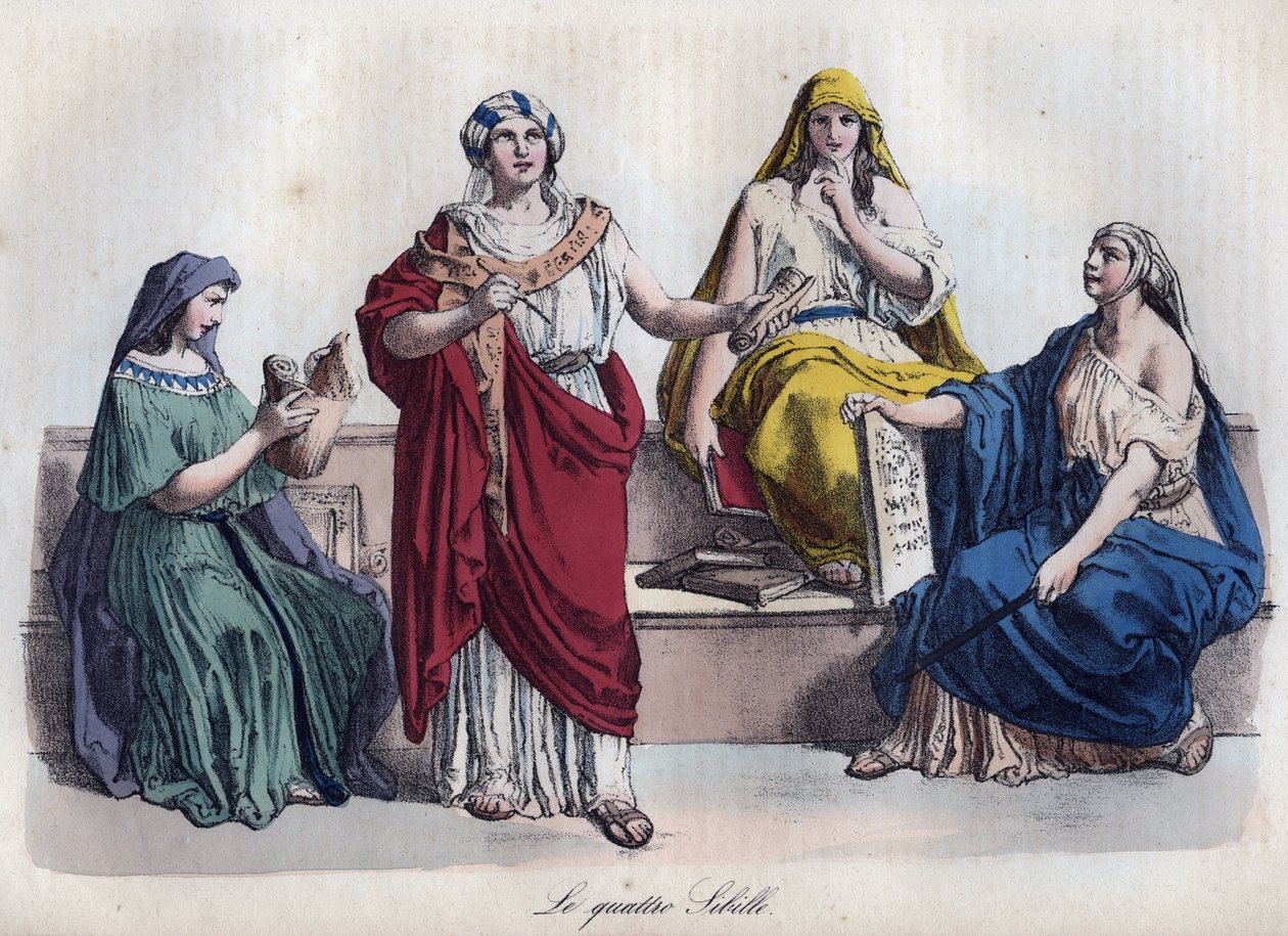 Vier römische Sibyllen von Unknown artist