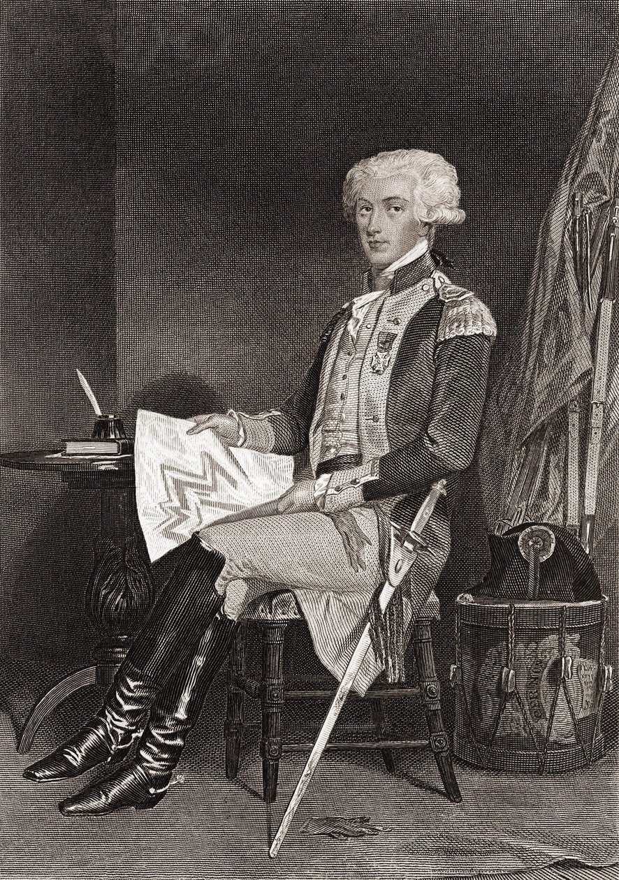 General La Fayette (1757-1834) von Unknown artist