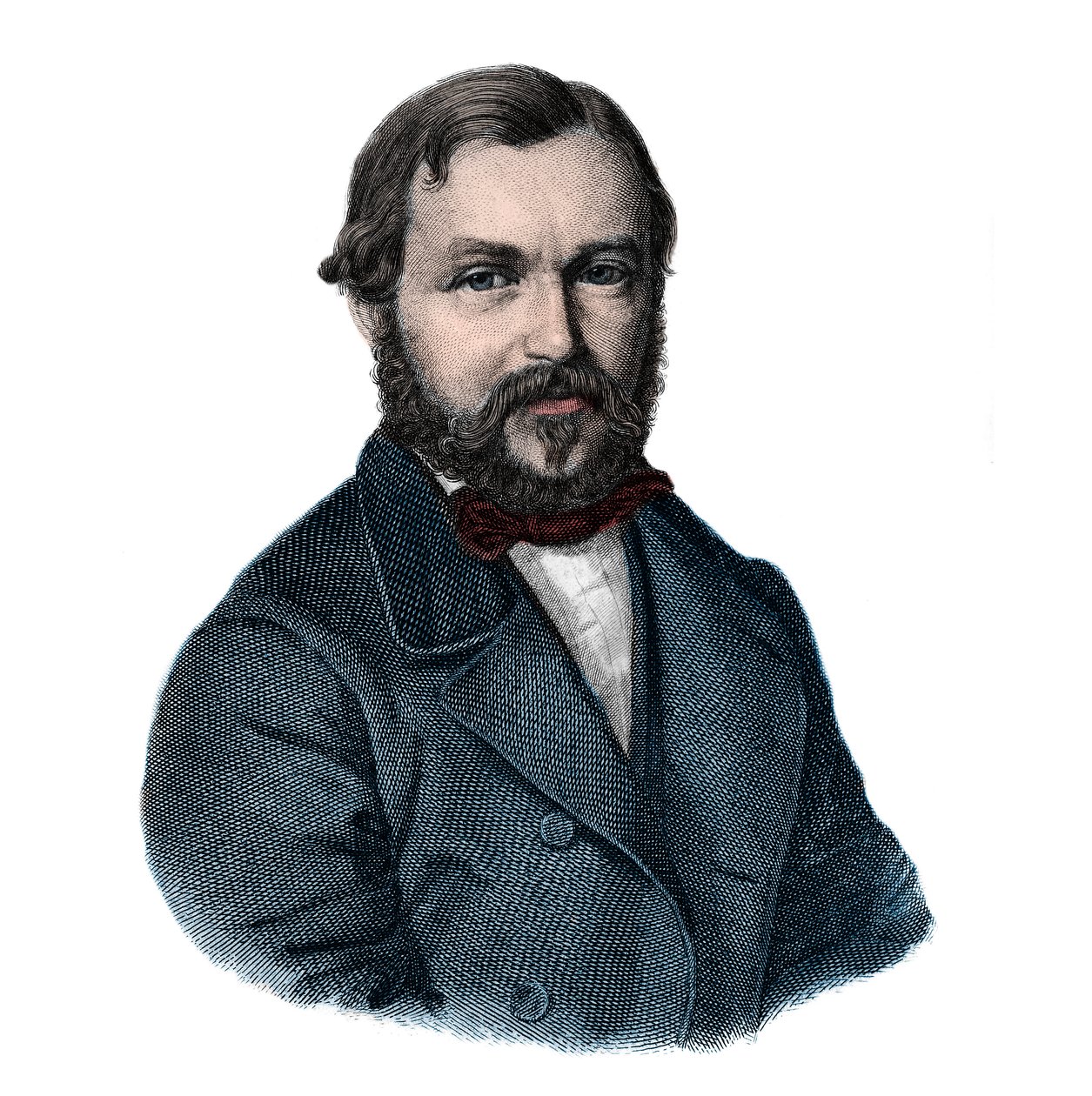 Heinrich Barth (1821-1865), deutscher Entdecker - Porträt von Henri (Heinrich) Barth, deutscher Reisender und Entdecker (1821-1865) von Unknown artist