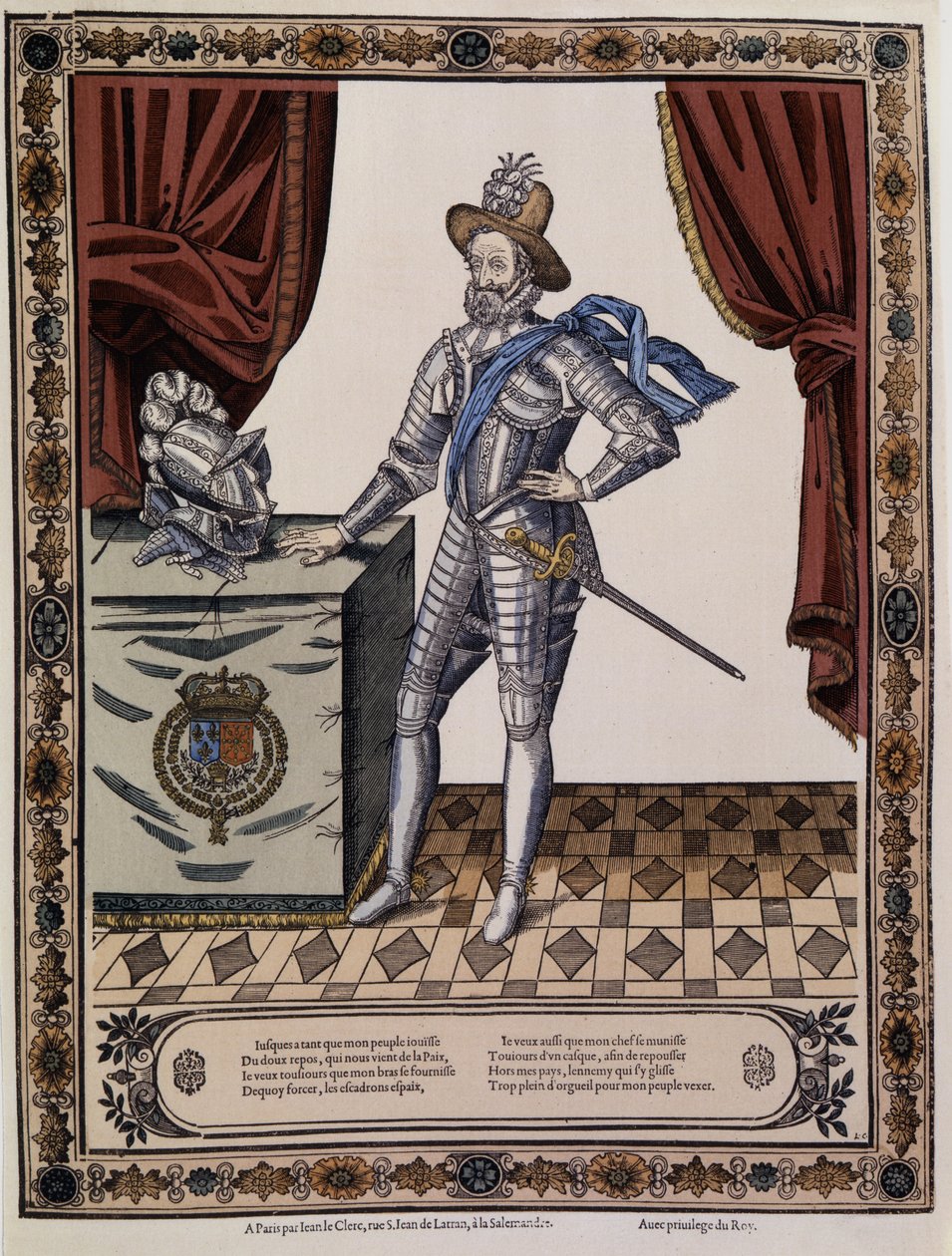 Heinrich IV. (1553 - 1610), König von Frankreich um 1600 von Unknown artist