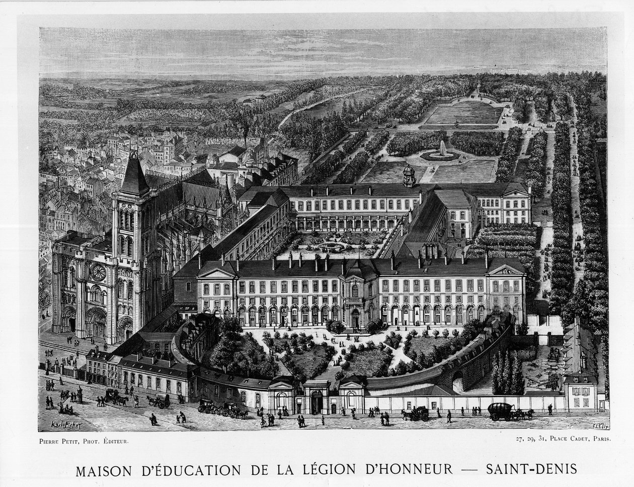 Haus der Erziehung der Ehrenlegion, Saint-Denis von Unknown artist