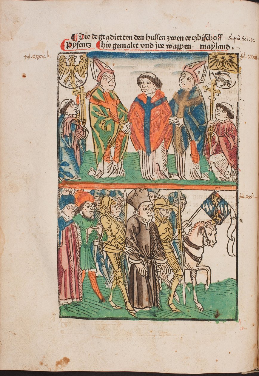 Jan Hus (1365-1415) wird der weltlichen Macht übergeben von Unknown artist