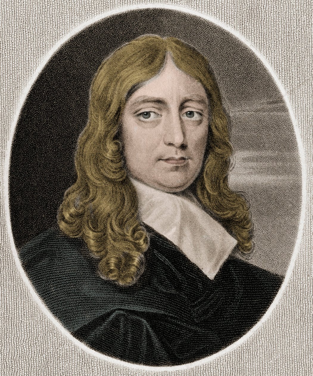 John Milton 1608-1674 - Gravur - 19. Jahrhundert von Unknown artist