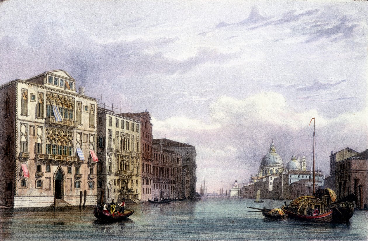 Der große Kanal - in „Album of the main views of Venice“ von Unknown artist