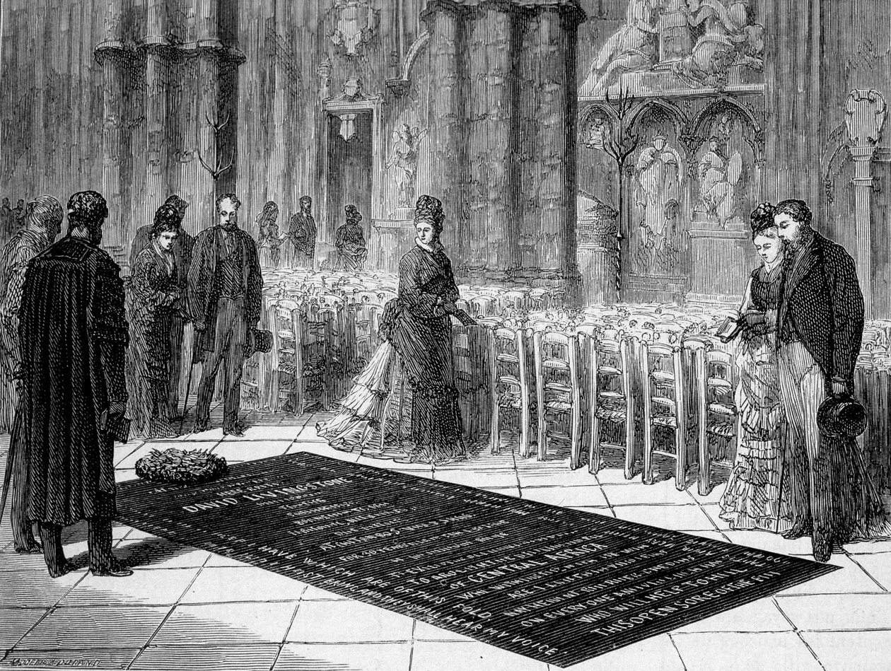 Livingstone-Grab in der Westminster Abbey - „Livingstone