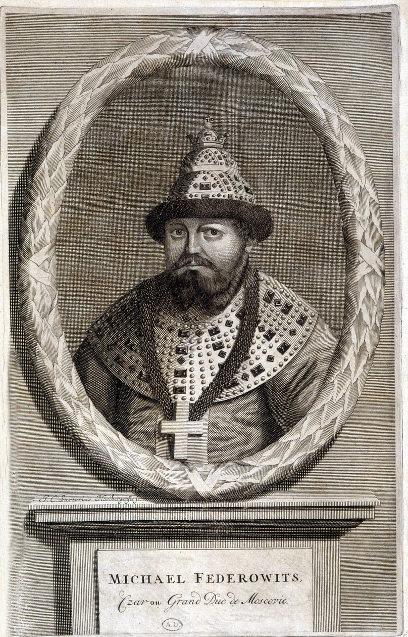 Michael Federowits, Zar oder Großherzog von Moskau. von Unknown artist
