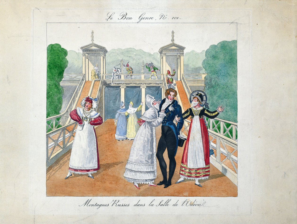 Russische Berge im Odeon-Saal von Unknown artist