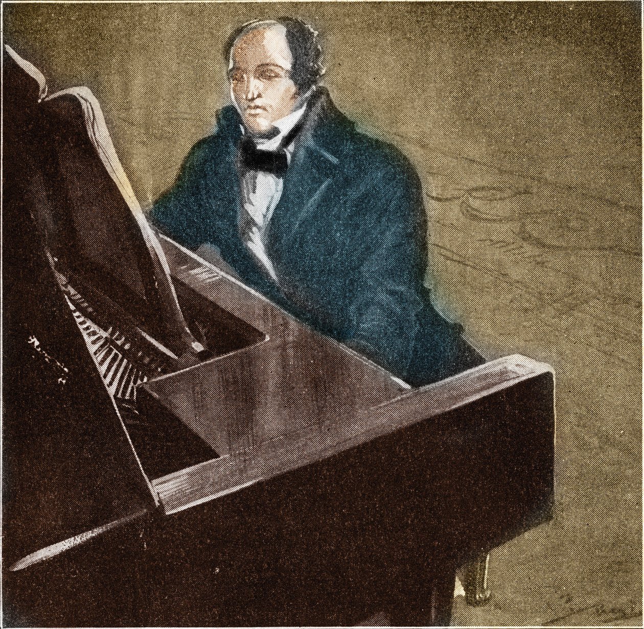 Muzio Clementi (1752-1832). Italienischer Pianist und Komponist. Illustration von 1932. von Unknown Artist
