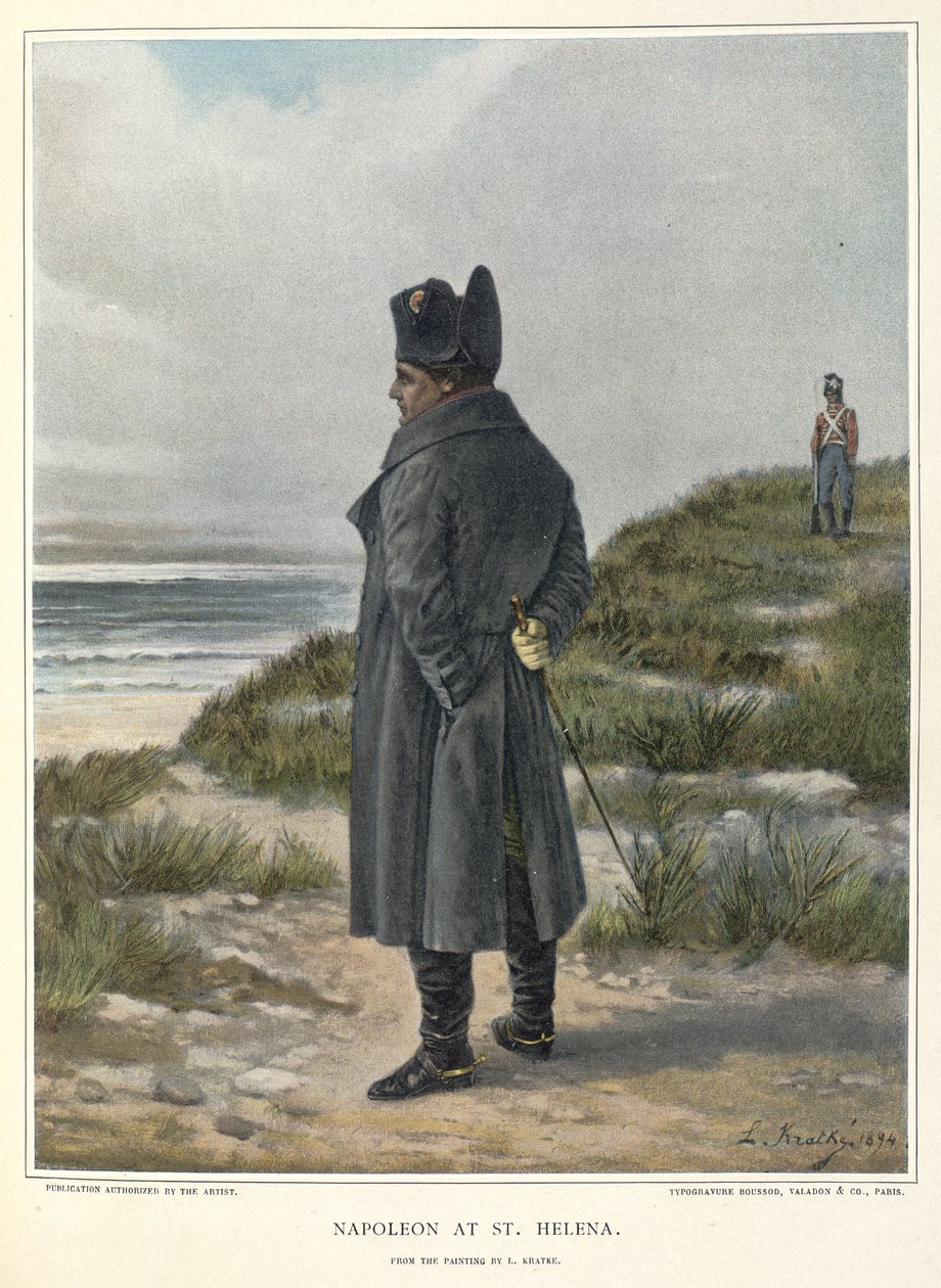 Napoleon auf St. Helena von Unknown artist