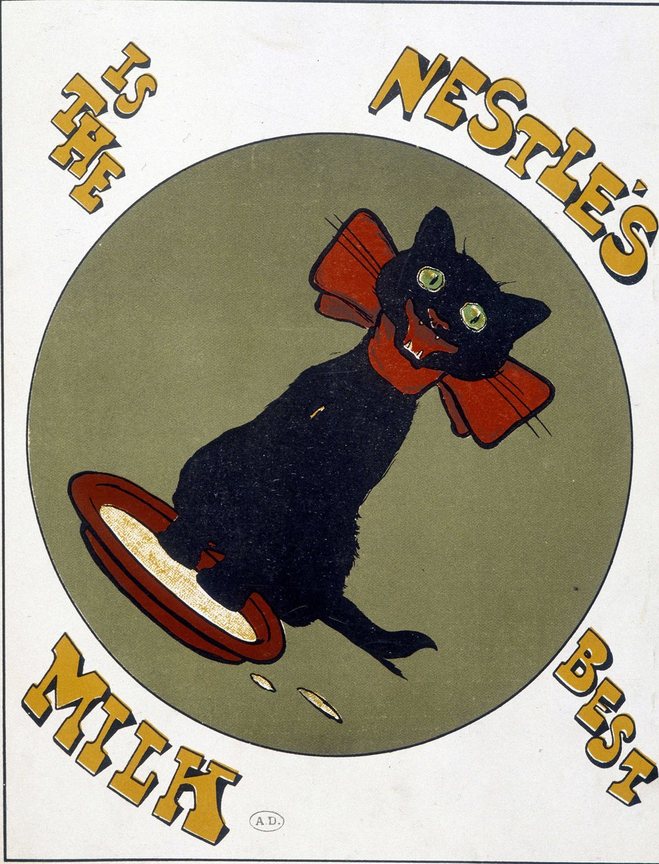 Nestlé ist die beste Milch - Werbung Nestlé von Unknown artist