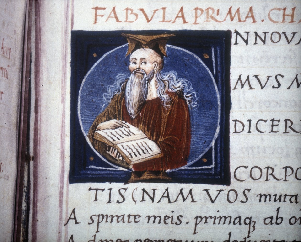 Ovid in einer Handschrift des 15. Jahrhunderts. Stadtbibliothek von Rimini von Unknown artist