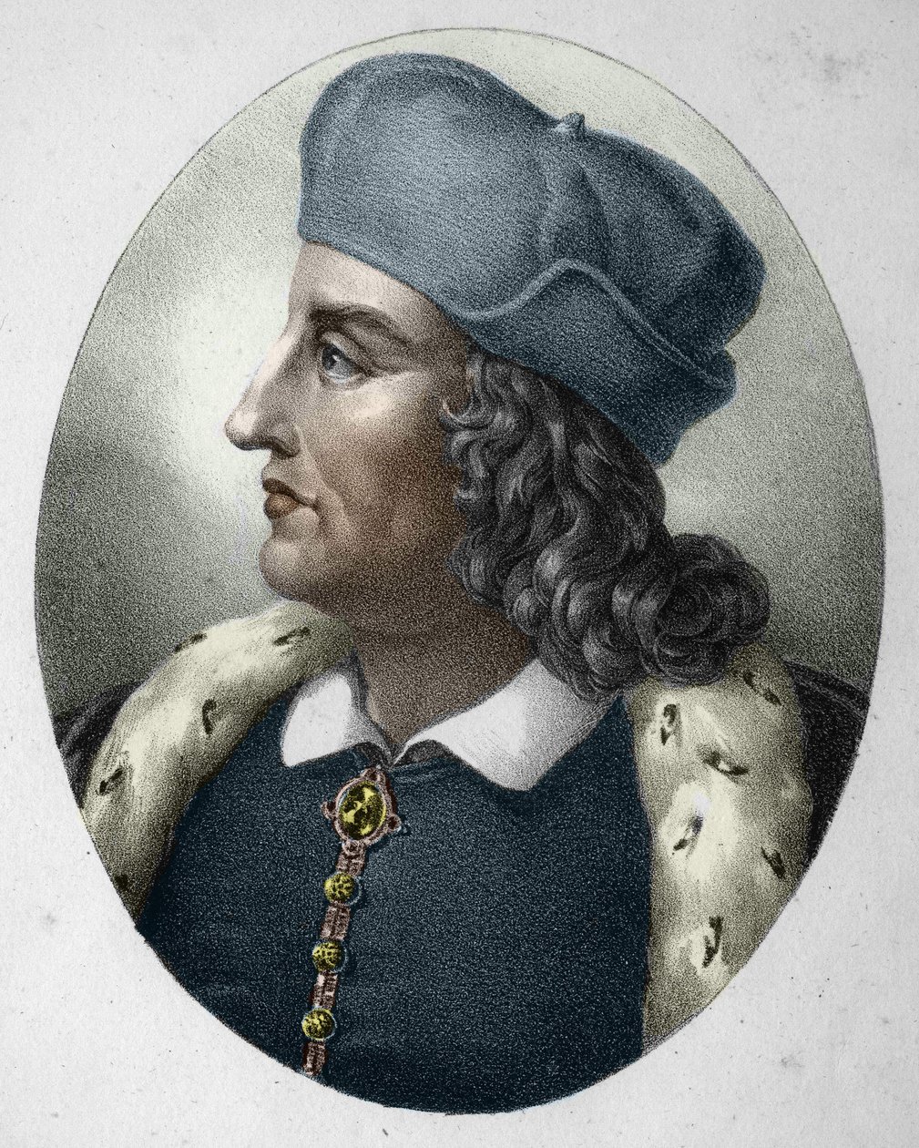 Philipp II. (1165-1223), Kapetinger König, bekannt als Augustus. (Philipp Augustus). von Unknown artist