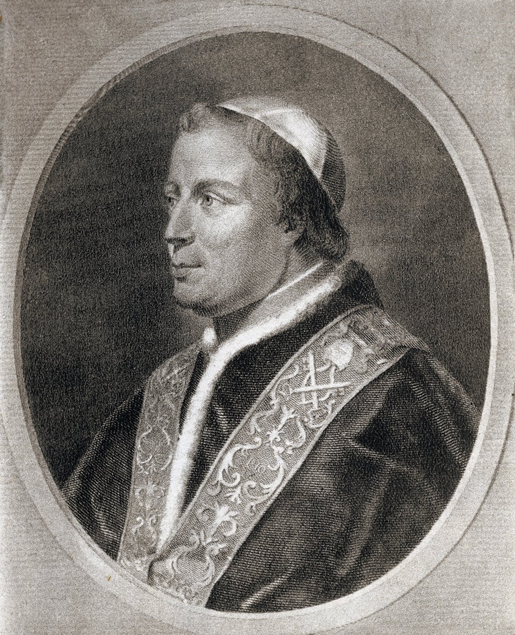 Papst Pius IX. (Gravur) von Unknown artist: Kunstdruck