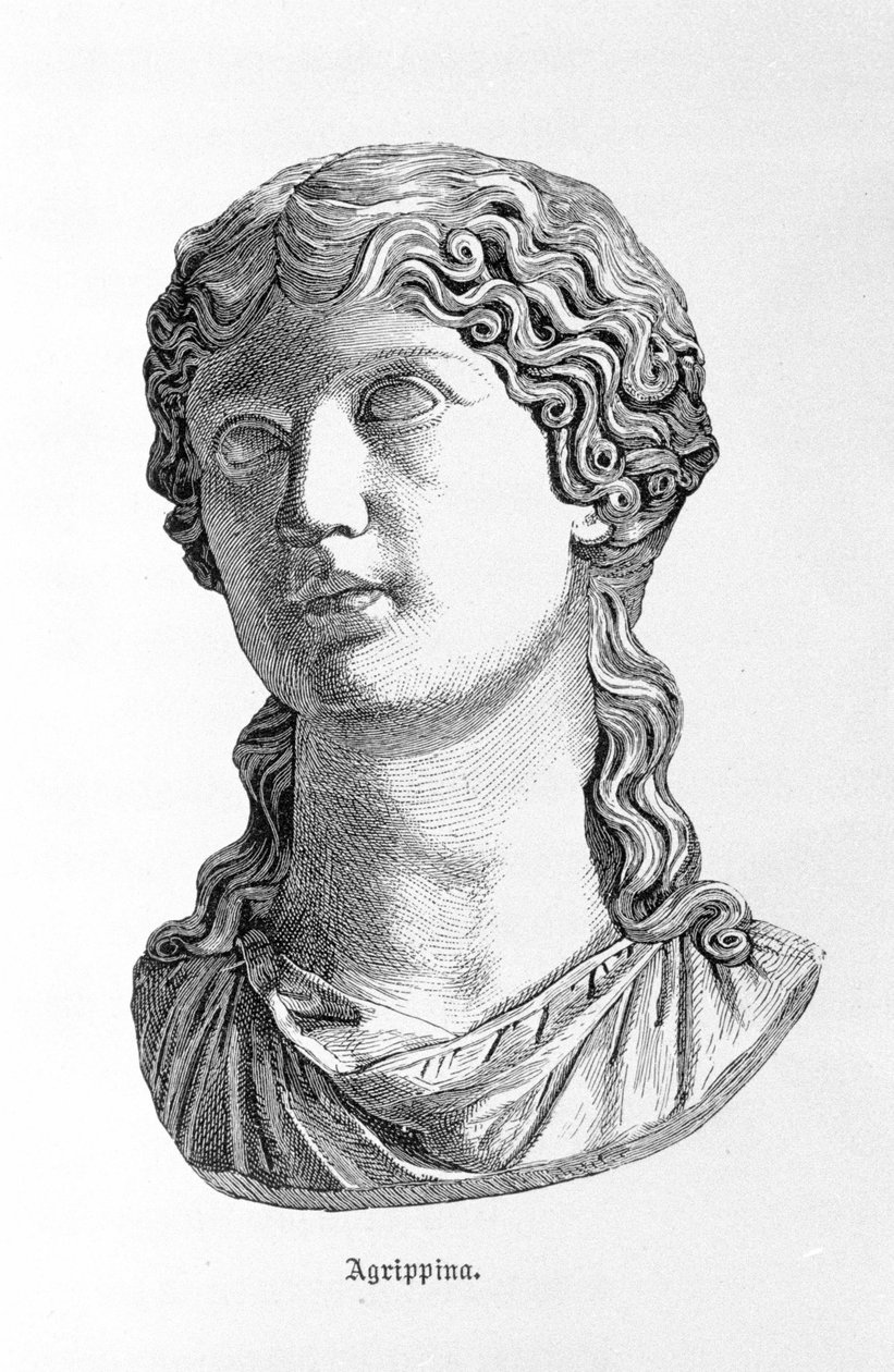 Porträt von Agrippina der Jüngeren von Unknown artist