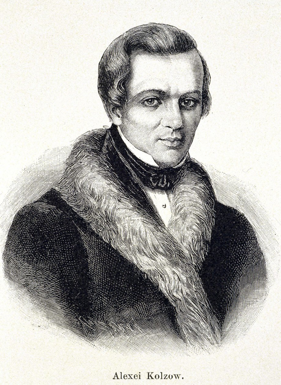 Porträt von Alexei Kolzow von Unknown artist