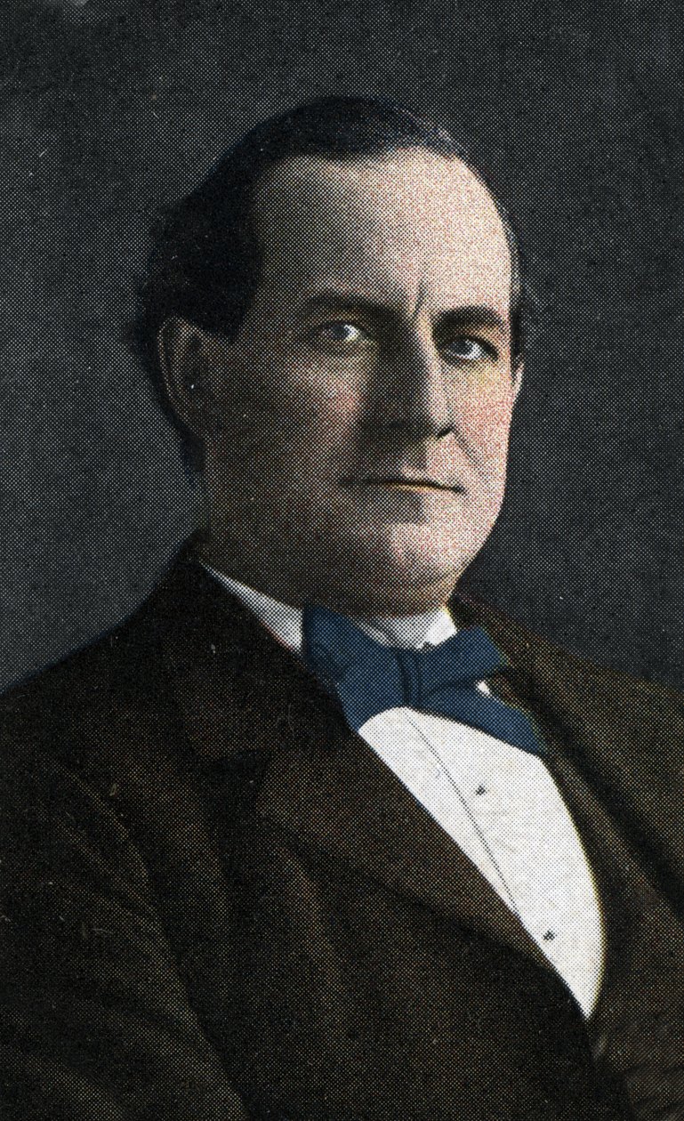 Porträt des amerikanischen Politikers William Jennings Bryan (1860-1925) von Unknown Artist