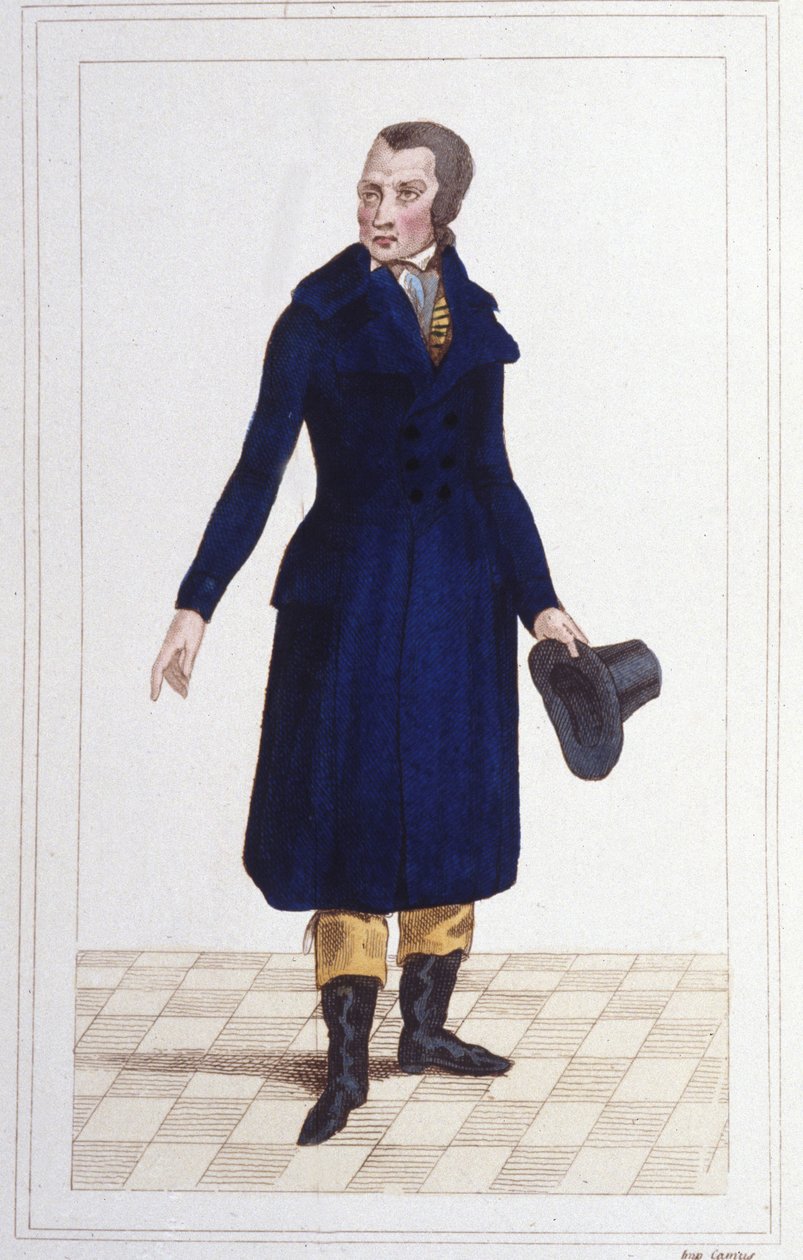 Porträt von Antoine Quentin Fouquier Tinville (1746 - 1795), französischer Magistrat und Politiker, Gravur von 1830 von Unknown artist