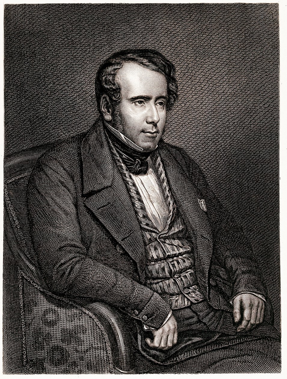 Porträt von Augustin Thierry, französischer Historiker (Gravur) von Unknown artist