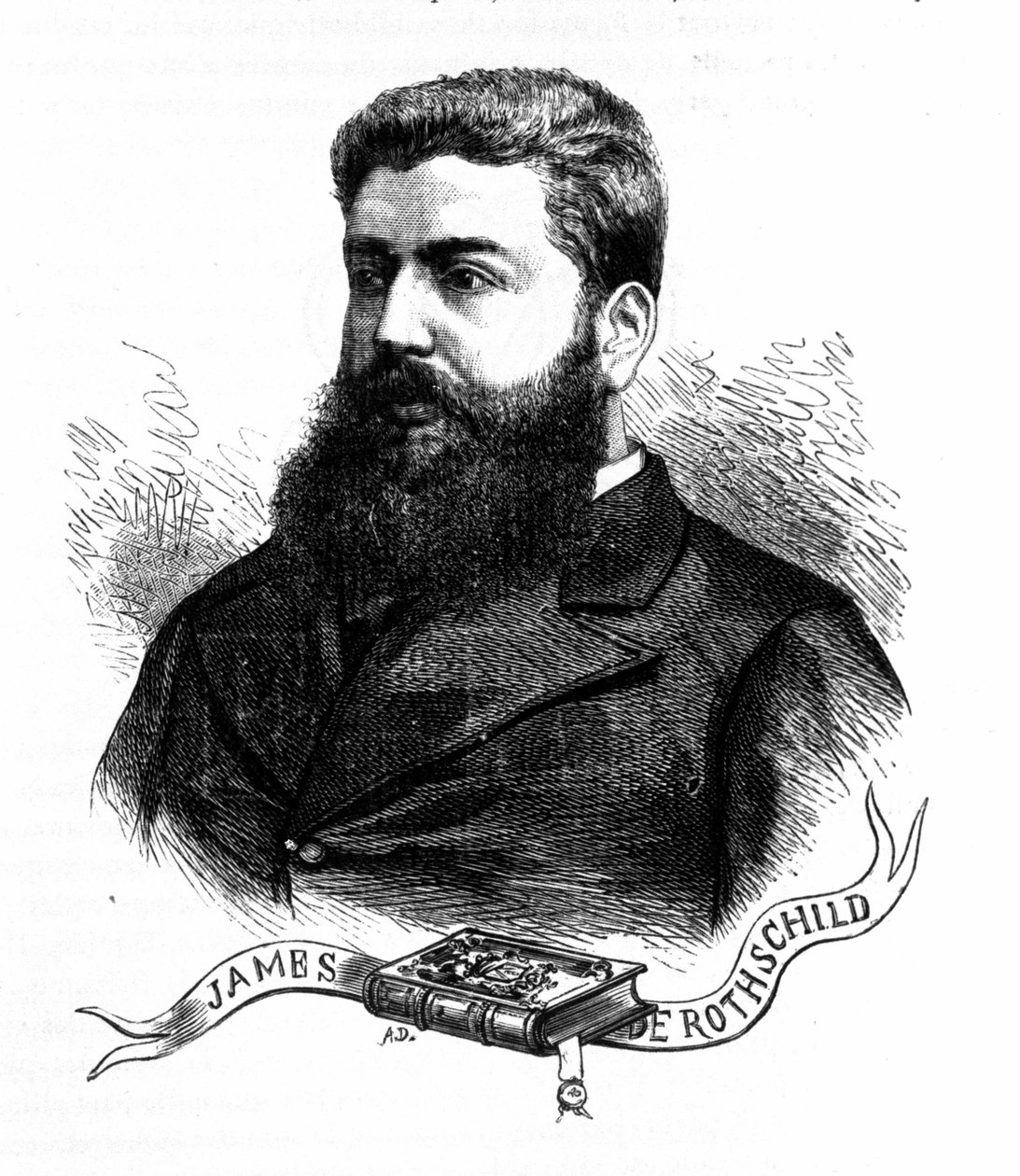 Porträt von Baron Edmond James de Rothschild (1845 - 1934) von Unknown artist
