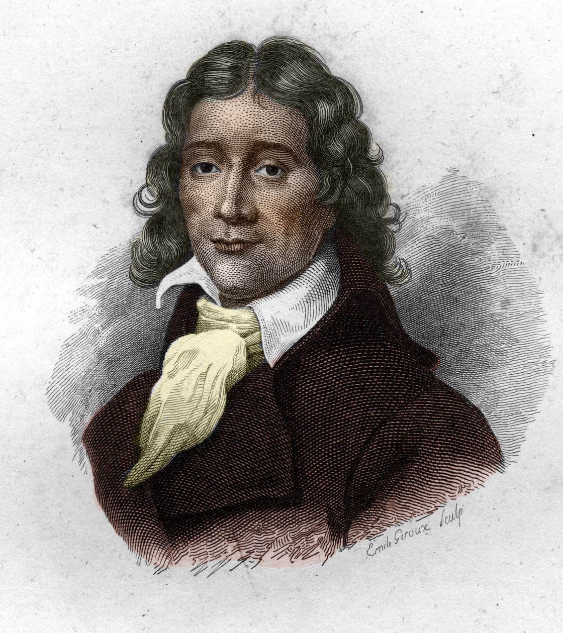 Porträt von Camille Desmoulins (1760-1794), französischer Publizist und Politiker, Gravur des 19. Jahrhunderts von Unknown artist