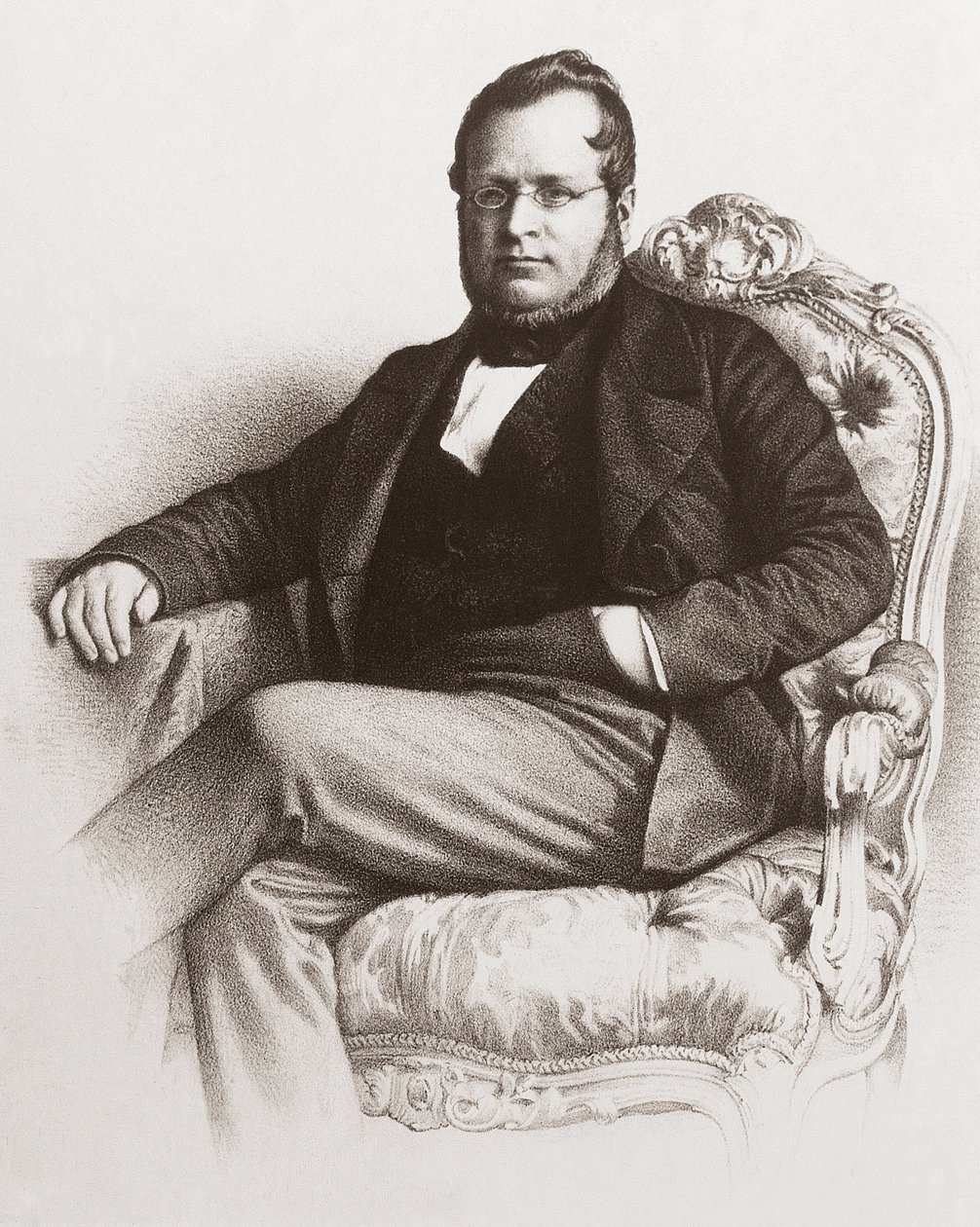 Porträt von Camillo Benso Graf von Cavour (1810 - 1861) von Unknown artist