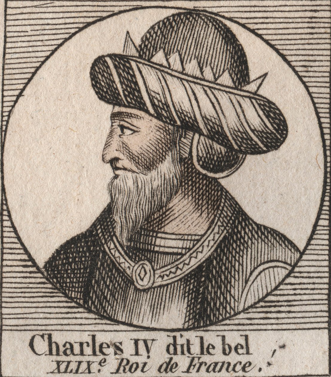 Porträt von Karl IV. der Schöne von Unknown